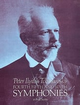 Fourth, Fifth and Sixth Symphonies Orchestra Scores/Parts sheet music cover